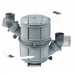 Waterlock. 75 mm iç çaplı egzoz hortumlarına uygundur. Su kapasitesi 10 litre'dir.