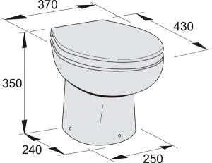 Alternative view of Vetus eletrikli tuvalet