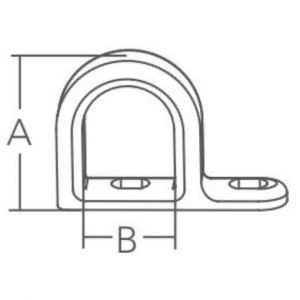 Alternative view of Paslanmaz Çelik U-Mapa Kaldırma gözü