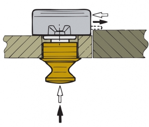 Alternative view of Vetus gömme kulplu kilit