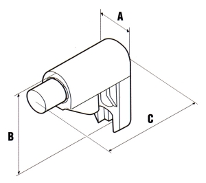 Alternative view of Mobella kapı stoper ve tutucusu