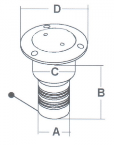 Alternative view of Southco Marine su dolum ağızı