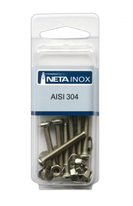 Mercimek başlı yıldız civata, somun, pul - Görsel 2