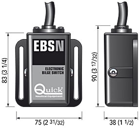Alternative view of Quick elektronik sintine flatörü