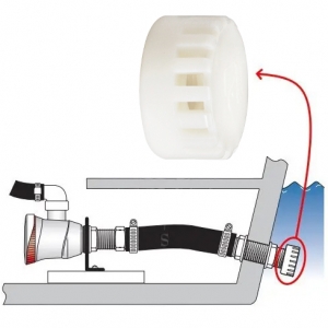 Alternative view of Attwood livar pompası girişi için filtre