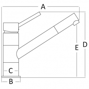 Alternative view of Osculati Diana mutfak bataryası