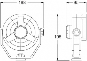 Alternative view of Hella Marine vantilatör Turbo