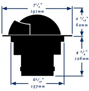 Alternative view of Ritchie Supersport SS-5000 gömme pusula