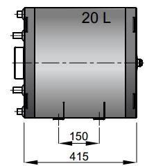 Alternative view of Vetus boiler