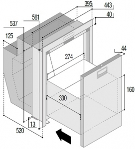 Vitrifrigo Buzdolabı. DW51 OCX2 DRINKS - Görsel 3
