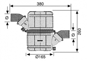 Alternative view of Vetus Tip NLP Waterlock