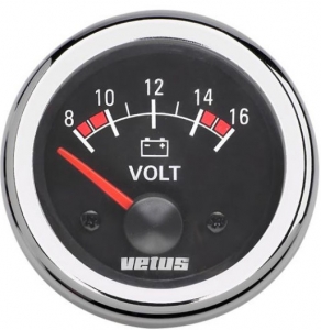 Alternative view of Vetus Voltmetre
