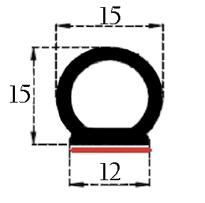 Alternative view of EPDM kauçuk fitil