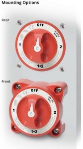 Alternative view of Blue Sea Systems akü şalteri