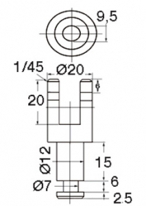 Alternative view of Tente ayağı
