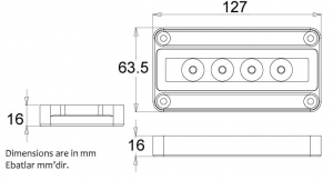 Alternative view of Lumitec Nevis LT yüksek güçlü makine dairesi aydınlatma lambası