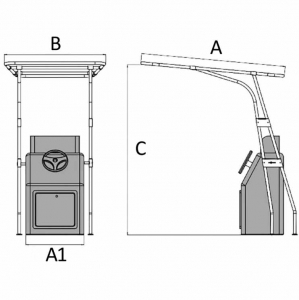 Alternative view of Alüminyum T-Top