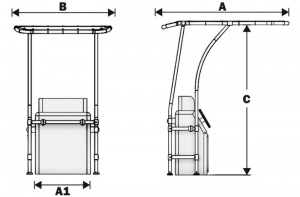 Alternative view of Profesyonel Alüminyum T-Top