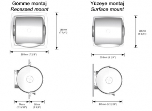 Dryroll yenilikçi su geçirmez tuvalet kâğıtlığı - Görsel 3