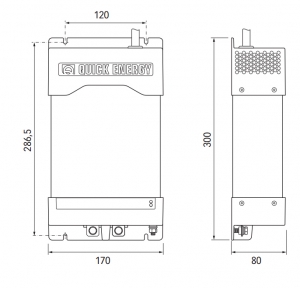 Alternative view of Quick HSI saf sinüs dalga invertör