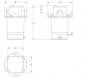 Alternative view of Groco deniz suyu filtresi