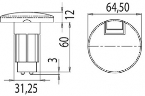 Alternative view of Masa Lambası İçin Montaj Soketi