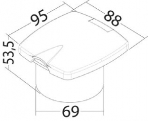 Alternative view of Gömme su çıkışı