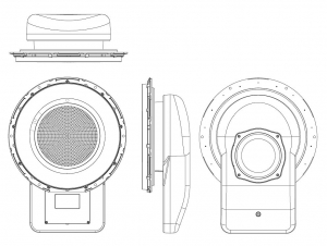 Alternative view of AUCEAN hepsi bir arada ses ve ışık sistemi