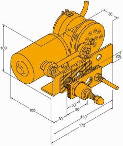 Alternative view of Exalto 223BD-223BDS-223BS Serileri MD1 Silecek Motoru