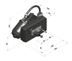 Alternative view of Exalto 232BD Serileri MD1 Silecek Motoru