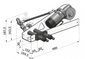 Alternative view of Exalto 280BS Serileri HD2 Silecek Motoru