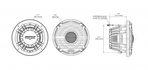 Alternative view of Aquatic Pro Classic Serisi Subwoofer
