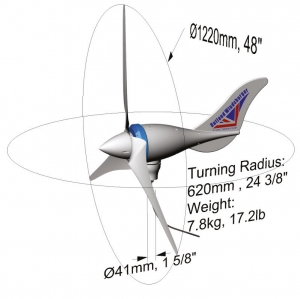 Rutland 1200 rüzgar jeneratörü - Görsel 3