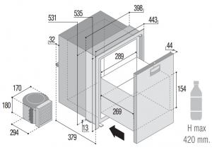 Alternative view of Buzdolabı. Model DW42L OCX2