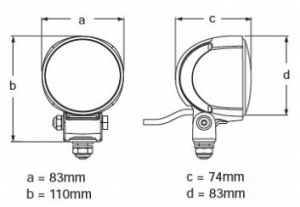 Alternative view of Hella Marine Module 70 Güverte aydınlatma lambası