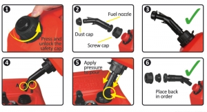 Alternative view of Osculati yakıt bidonu