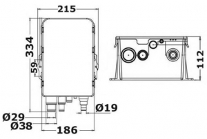 Alternative view of Europump duş boşaltma sistemi