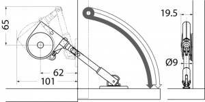 Alternative view of Sugatsune Kapak Tutucu