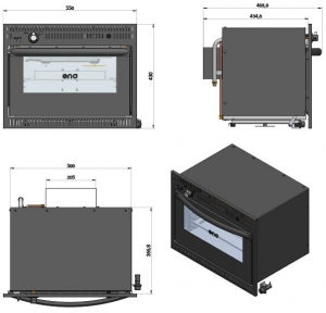 Alternative view of Eno Gourmet gömme fırın