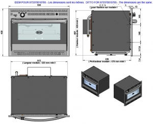 Alternative view of Eno Gourmet gömme ızgaralı fırın