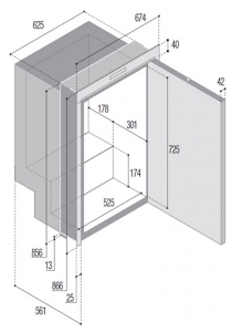 Alternative view of Buzdolabı. Model C180 OCX2