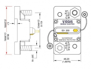 Alternative view of EGIS 4709 Serisi Termal Devre Kesici Sigorta