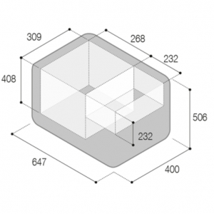 Alternative view of Vitrifrigo Portatif Buzdolabı-Dondurucu. Model VFP50