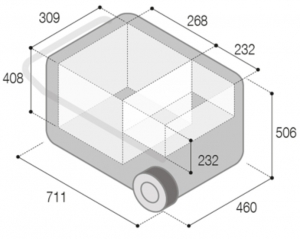 Alternative view of Vitrifrigo Portatif Buzdolabı-Dondurucu. Model VFT50