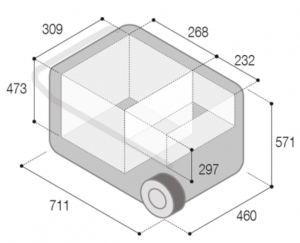 Alternative view of Vitrifrigo Portatif Buzdolabı-Dondurucu. Model VFT60