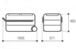 Alternative view of Vitrifrigo Portatif Buzdolabı-Dondurucu. Model VFD95
