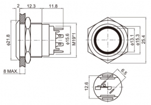 Alternative view of Paslanmaz çelik anahtar