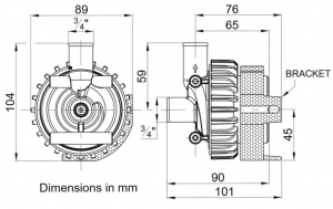 Alternative view of Jabsco 59530-0000 Manyetik Tahrikli Sirkülasyon Pompası