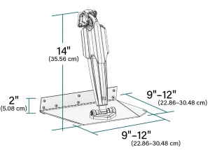 Alternative view of Lenco Pro Control Assist Trim Tab Set 12V