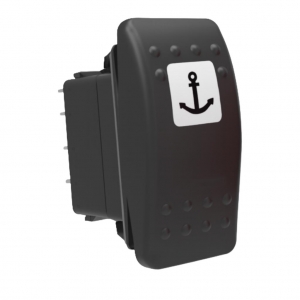 (On)-Off-(On) çift kutuplu anahtar